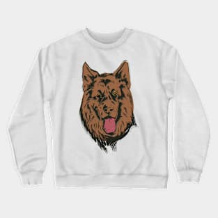 A German Shepherd head  Sketch. Crewneck Sweatshirt